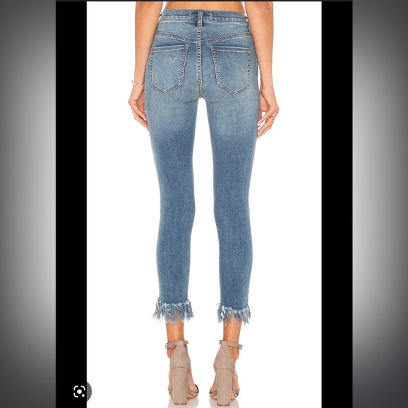 Free People Great Heights Frayed Skinny Jeans size 27 - Picture 4 of 12